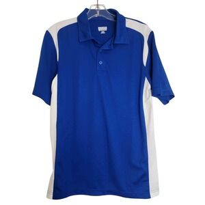 Augusta Sportswear Blue And White Polo Shirt Men's Size Small‎